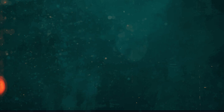 Cinematic dark emerald textured overlay with realistic retro analog camera noise effects