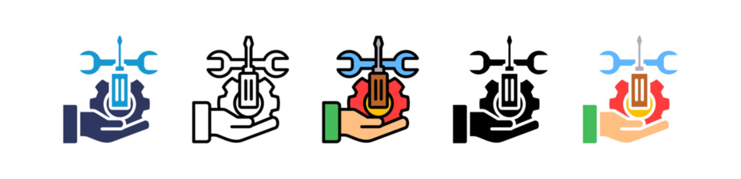 Service Design multiple icon