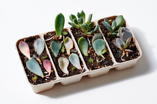 Succulent Leaf Propagation Sprouting