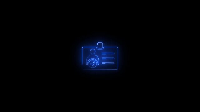 Glowing neon blue accessibility on dark background symbolizes disability inclusion and access accessibility neon blue symbol