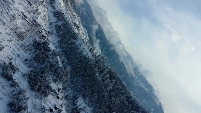 bunjwah, kishtwar, jammu and kashmir, drone shot, aerial view, drone footage, 4k video, snow covered, winter landscape, mountain village, himalayas, scenic beauty, paradise on earth, snowy mountains, 