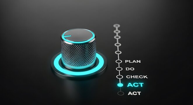 Lean Methodology Dial for Continuous Improvement Cycle