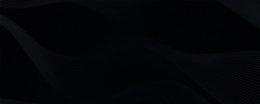Abstract background with elegant wavy line decoration. Modern design with luxurious glowing overlapping line elements. Minimalist concept with trendy line style.