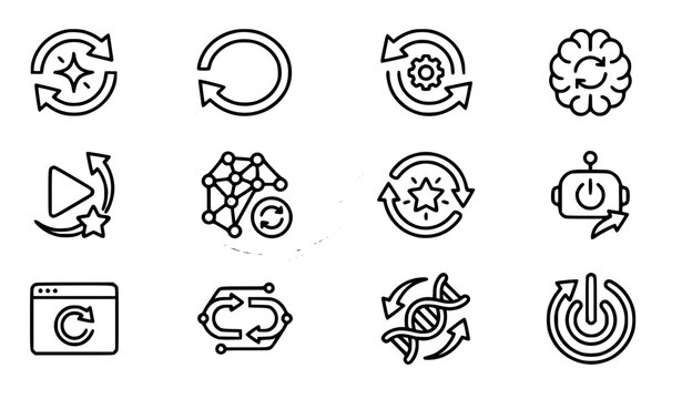 Classic and Professional Chess Piece Silhouette Icon Set Featuring King, Queen, Rook, Bishop, Knight, and Pawn Figures for Board Game Apps, Strategy Sports, and Competition Branding