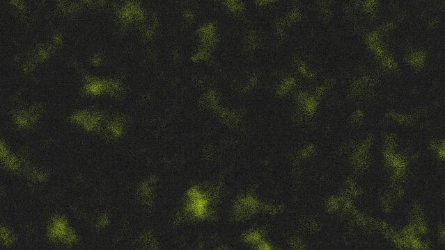 Dark Textured Background with Scattered Yellow Green Moss or Lichen