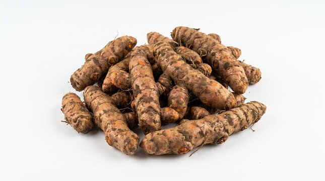 Fresh Spice Collection &ndash; Realistic Whole Spices Set on Clean White Background
