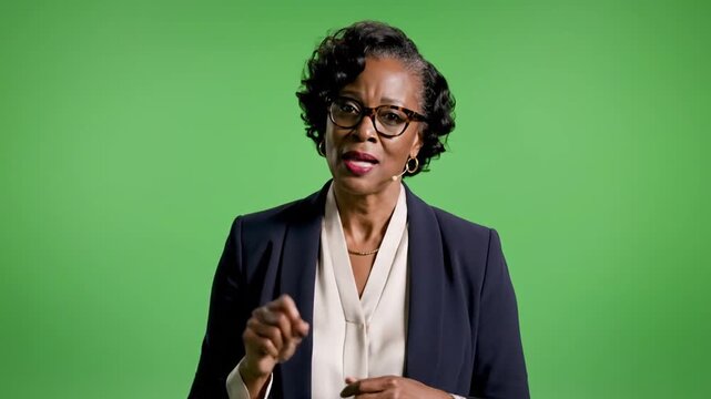 Woman Expressing Confusion or Uncertainty in a Video Collage