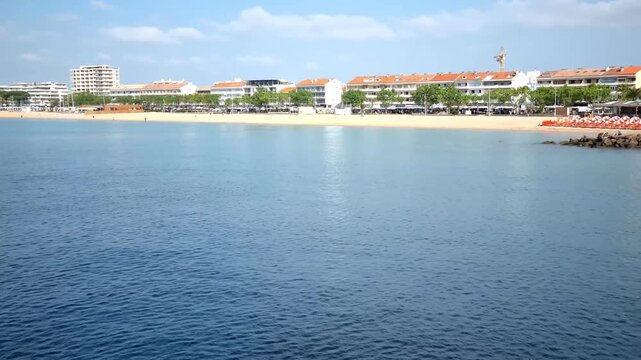 Beach in Saint-Raphael, South of France