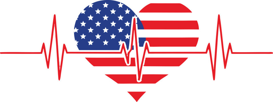 United States Shape Eagle American Flag Graphic. a fierce bald eagle with wings fully spread wide,
Vector illustration eps10