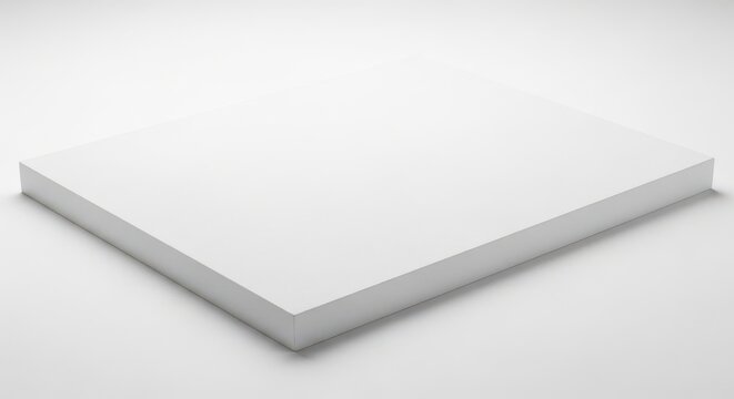 Clean white gypsum board with a subtle matte finish showcasing a smooth neutral surface