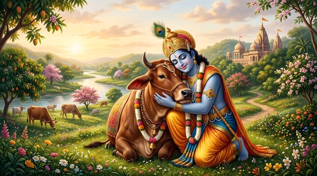  Krishna, Protector of Cows