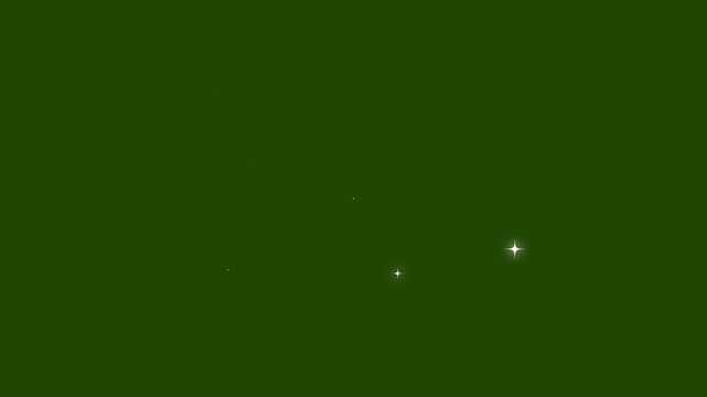 White twinkle sparkles camera flashes light, glowing lighting effect sparkle video animated background, Blinking vector stars and dots, twinkling starry night sky, 4K video