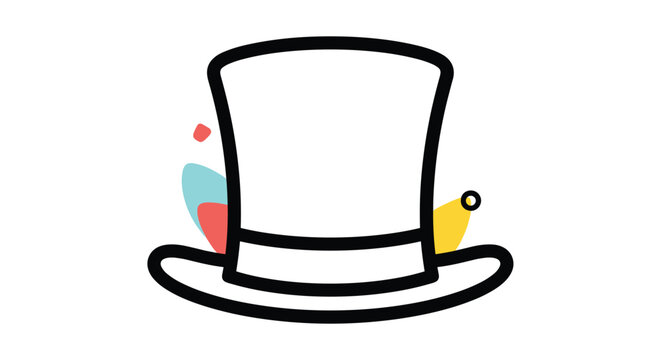Magician Hat Drawing Easy