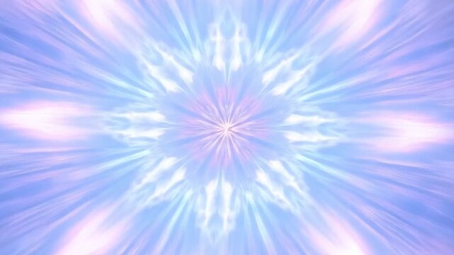 Sacred geometry light bloom abstract kaleidoscope mandala glowing background for digital marketing and social media branding