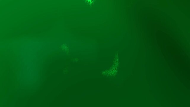 Toxic venom glowing through a dark green abstract mist with mysterious radioactive energy