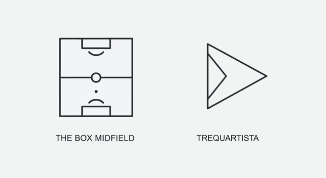 Soccer Field Tactical Play Diagram.