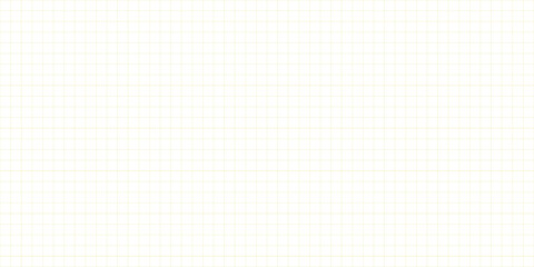 Seamless hand drawn square grid pattern. Yellow repeated doodled checkered background. Sketched thin checker paper texture. Pencil drawn journal sheet notebook template. Vector lined planer page © Arjun