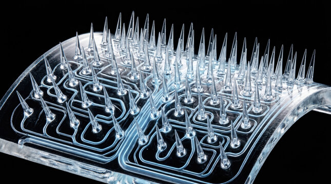 Microfluidic Transdermal Patch with Transparent Polymer Microneedle Array for Smart Drug Delivery Systems