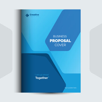 Corporate Business Proposal Cover Design Template concept