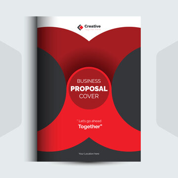 Corporate Business Proposal Cover Design Template concept