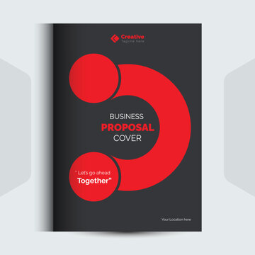 Corporate Business Proposal Cover Design Template concept