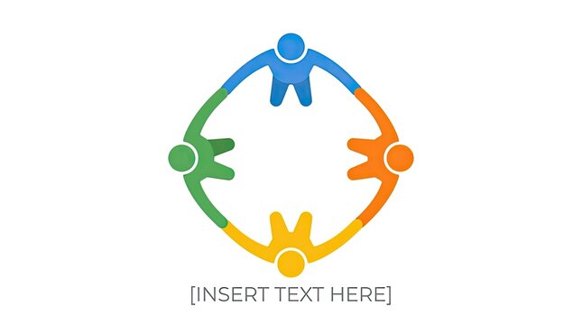 Celebrating international friendship day diverse people holding hands in a circle unity concept