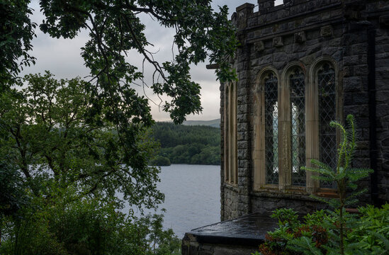 St. Conan's Kirk detail. Loch Awe Scotland