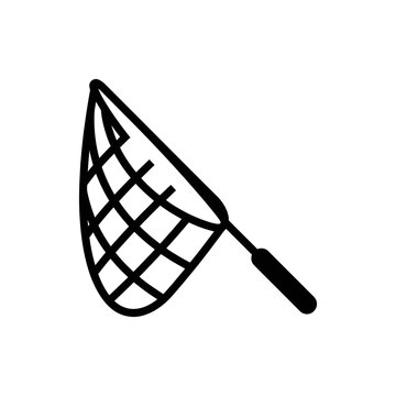 Butterfly Net Vector Illustration