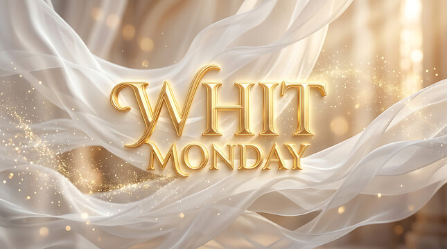 Golden elegant wedding text design with soft light
