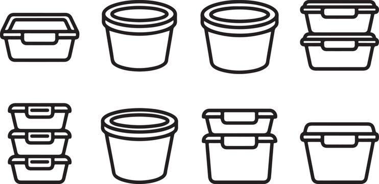 Collection of simple cube and cylinder 3d vector objects Vector