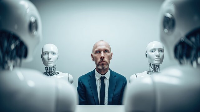 Digital Workforce Robot Coworker Workplace Automation