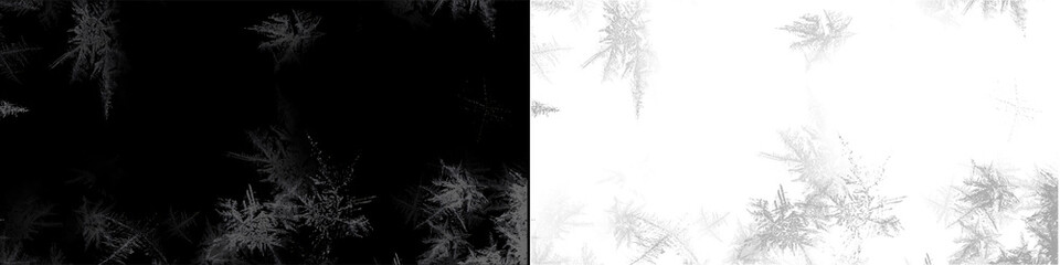 Abstract illustration displaying frost pattern overlay texture creating visual effect for winter or ice concepts or christmas new year design