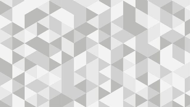Abstract Gray Geometric Triangle Pattern Background with Minimal Modern Monochrome Design