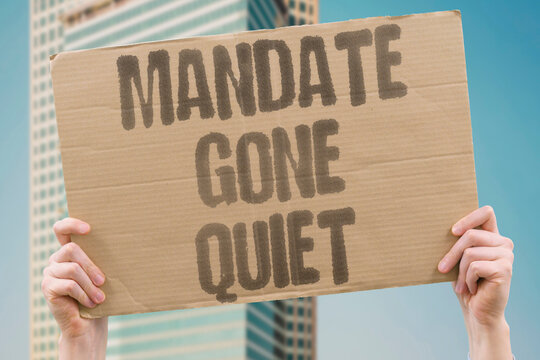 "Mandate Gone Quiet" Election mandates quietly expire before any meaningful policy is enacted. POLITICS. PROMISES. POLICY. EMPTY. TRUST.