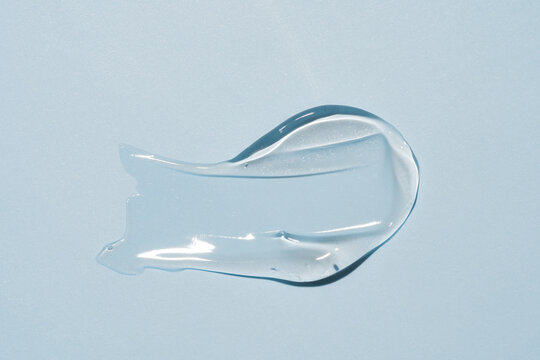 Transparent gel texture for skincare products