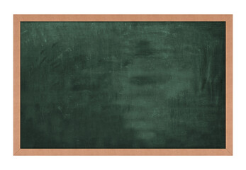 School chalkboard isolated PNG on transparent background, classic blackboard for education and classroom concepts © Iryna