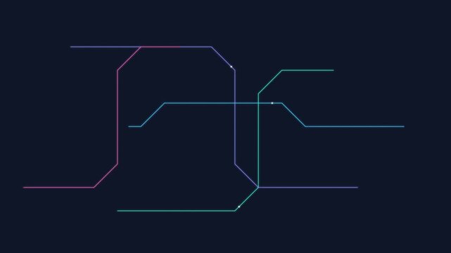 minimal line drawing growing path pattern background svg