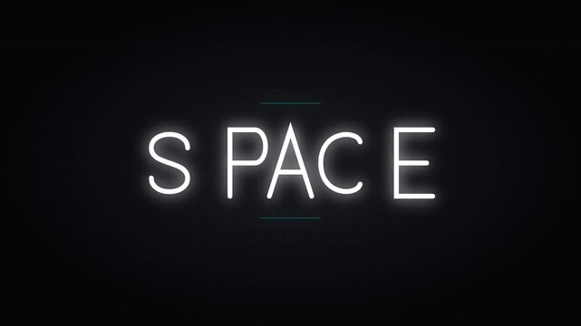 Minimalist Tracking Expansion Letter Spacing Animation