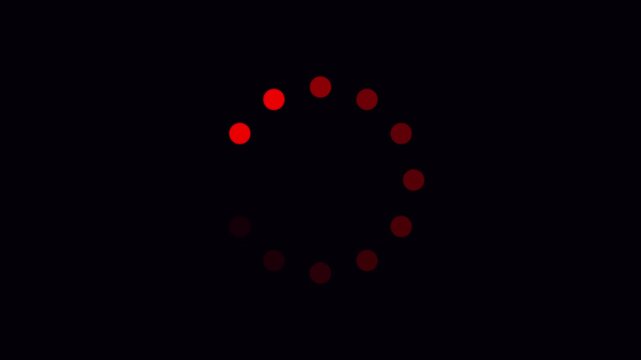 abstract Loading Process Motion Graphicsred background with particles