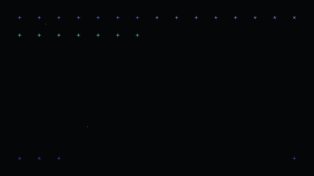 minimalist rotating crosses pattern modern motion background