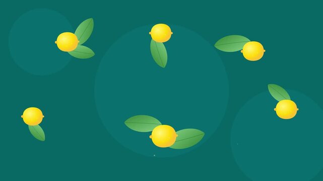 Lemon Tree With Vibrant Yellow Fruit Pulsing