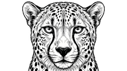 leopard vector illustration © Montor