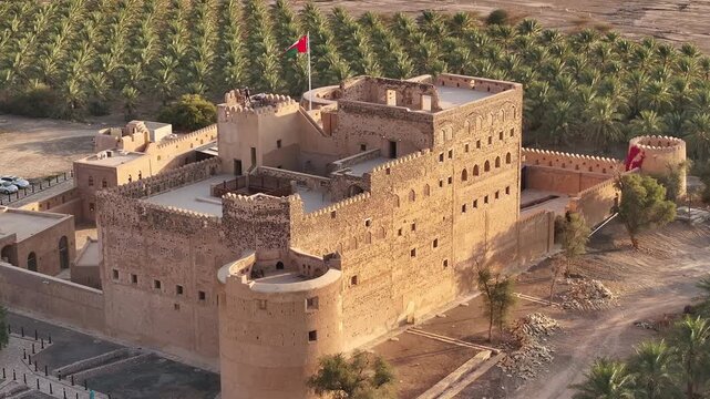 Jabreen Castle, Bahla, Ad Dakhiliyah,  Oman, Arabian Peninsula, Middle East