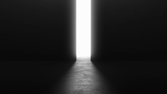 Camera Going Through Portal Illustration