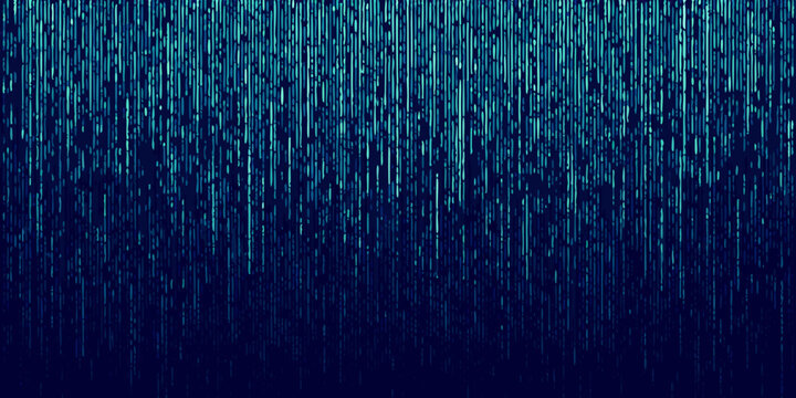 blue digital rain pattern abstract data stream background