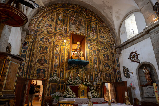 Virxe da barca sanctuary altar baroque retable in mux&iacute;a