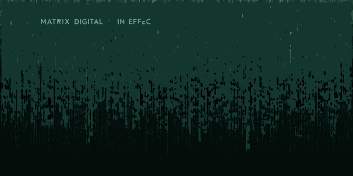 matrix code rain a seamless vertical cascade of green digital characters