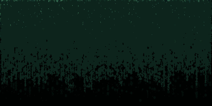 digital rain effect seamless dark green cascading code background