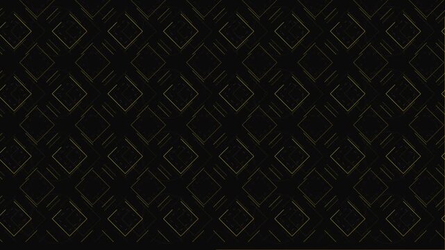 elegant golden line art art deco pattern background