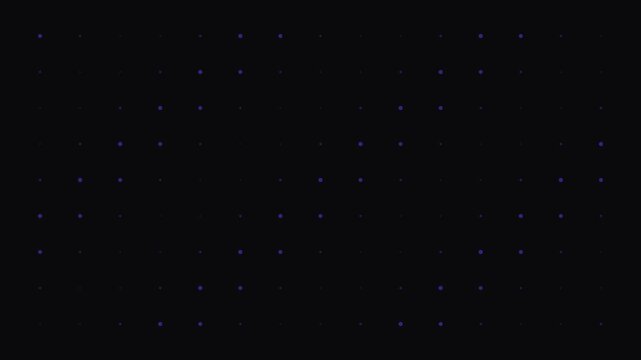 minimalist dot grid pulse scaling animation